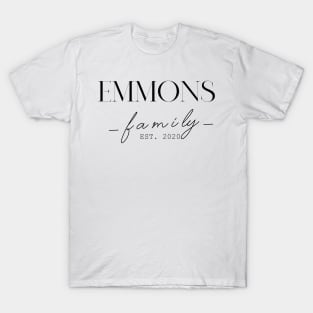 Emmons Family EST. 2020, Surname, Emmons T-Shirt